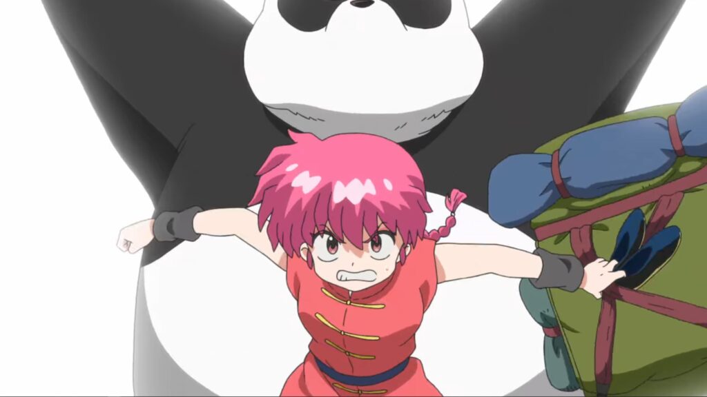 Ranma 1/2 Remake Panda Scene